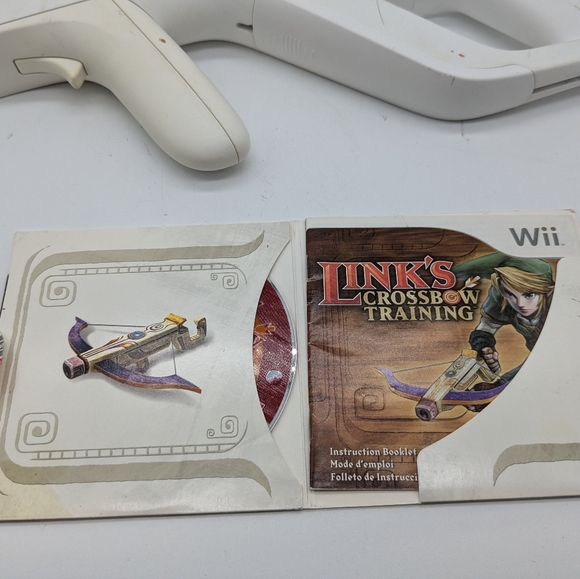 Zelda Link's Crossbow Training Wii Zapper Bundle (Nintendo Wii, 2007) Tested - Picture 4 of 16